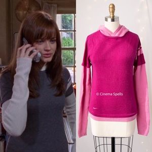 ☀️ALT. As Seen Worn On Rory Gilmore Girls Pink Cashmere Vintage Nike Sweater L